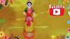 Vintage Thanjavur Dancing Doll Handmade Paper Mache Bobblehead India Bollywood